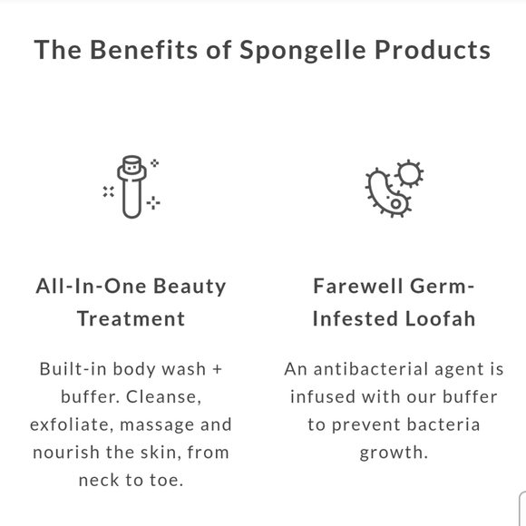 APPLE BLOSSOM | Body Wash Infused Buffer | Spongelle | Brand New in Box - Picture 4 of 9